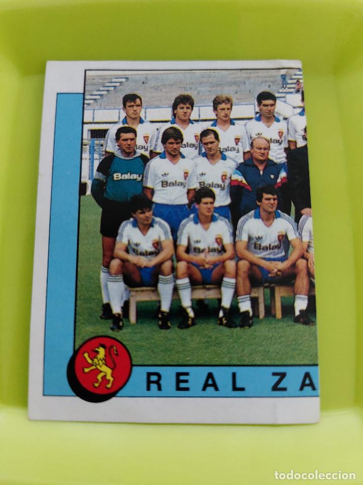 Fu&szlig;ball-Sticker: ALINEACION REAL ZARAGOZA FUTBOL 88 PANINI - CROMO 403 - LIGA 87 88 &ndash; NUEVO SIN PEGAR