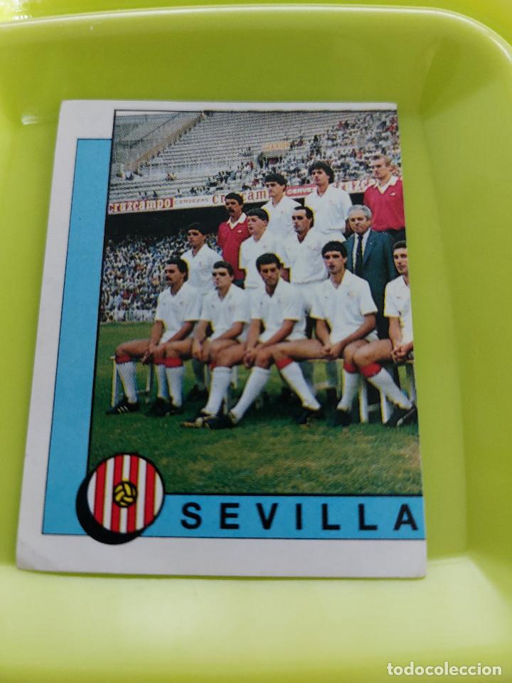 Figurine di Calcio: ALINEACION SEVILLA FUTBOL 88 PANINI - CROMO 308 - LIGA 87 88 &ndash; NUEVO SIN PEGAR