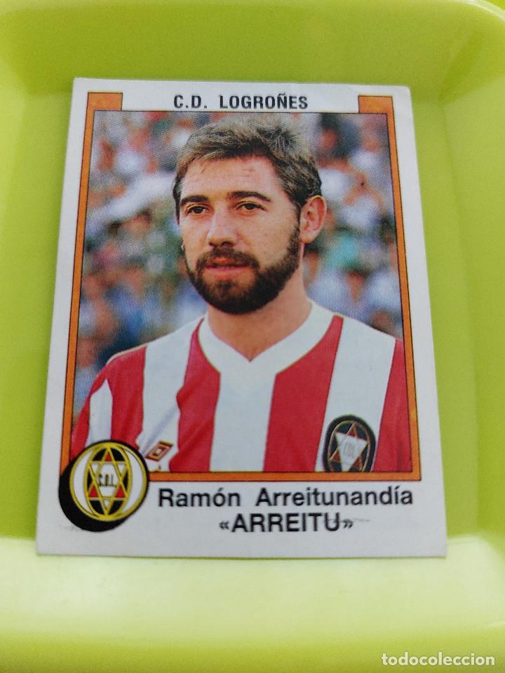 Fu&szlig;ball-Sticker: ARREITU LOGRO&Ntilde;ES FUTBOL 88 PANINI - CROMO 161 - LIGA 87 88 &ndash; NUEVO SIN PEGAR
