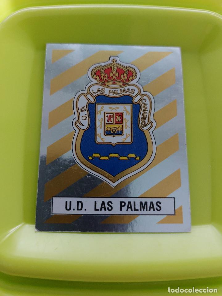 Cromos de F&uacute;tbol: ESCUDO LAS PALMAS FUTBOL 88 PANINI - CROMO 138 - LIGA 87 88 &ndash; NUEVO SIN PEGAR
