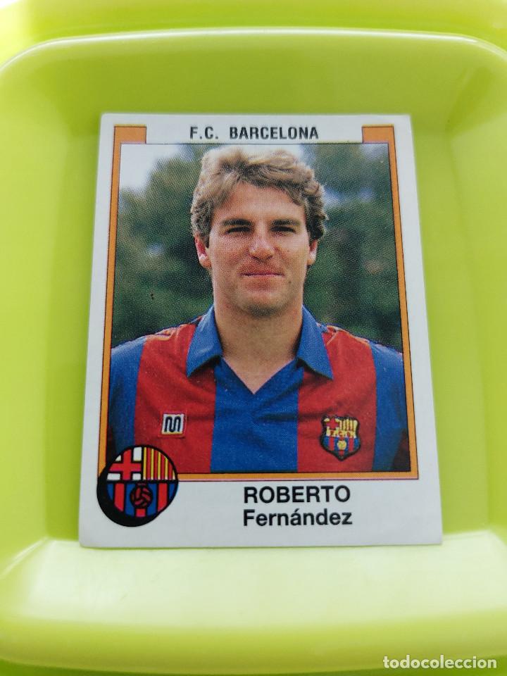 Cromos de f&uacute;tbol: ROBERTO FC BARCELONA FUTBOL 88 PANINI - CROMO 54 - LIGA 87 88 &ndash; NUEVO SIN PEGAR