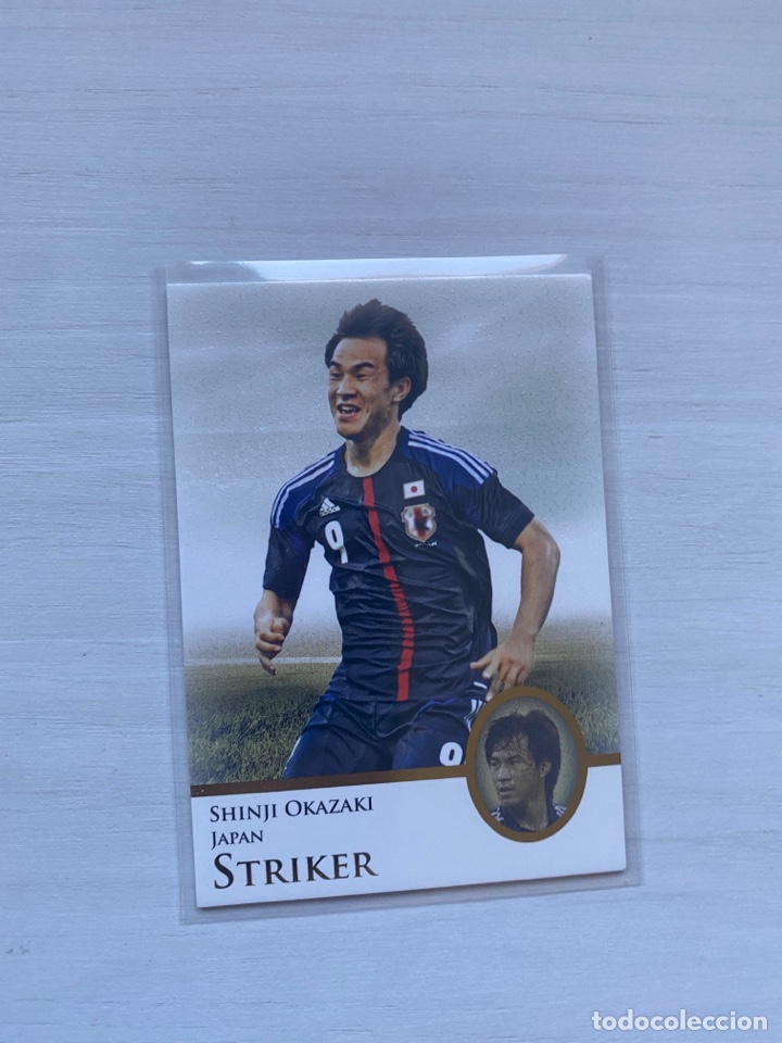 Cromos de f&uacute;tbol: Shinji Okazaki Japon Leicester Huesca Cartagena FUTERA UNIQUE 2013