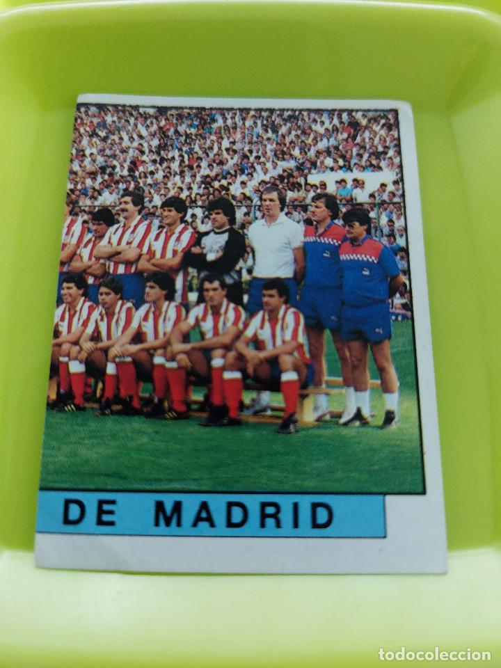 Cromos de f&uacute;tbol: ALINEACION ATLETICO DE MADRID FUTBOL 88 PANINI - CROMO 42 - LIGA 87 88 &ndash; NUEVO SIN PEGAR