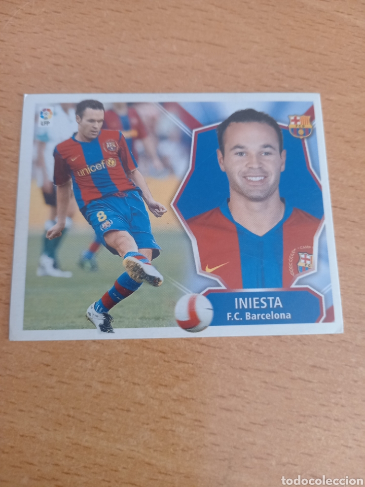 Figurine di Calcio: Iniesta Barcelona liga 2008 2009 08 09 ediciones este