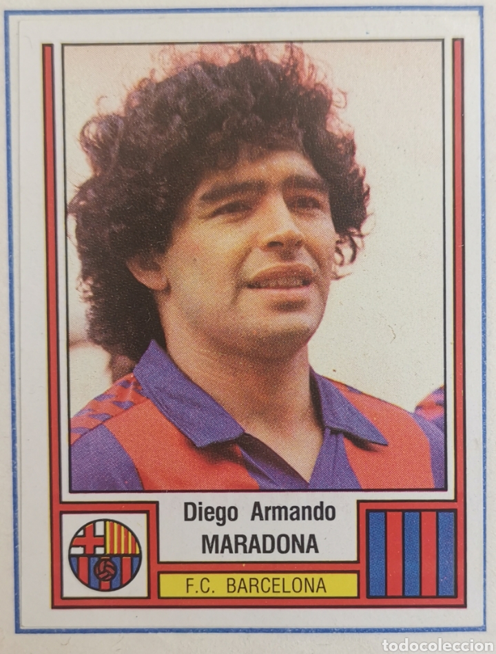 Cromos de F&uacute;tbol: DIEGO ARMANDO MARADONA 50 -82 PANINI cromo Album F&uacute;tbol 1983 equipos 1&ordf; 2&ordf;- Rookie -Leer descripci&oacute;n