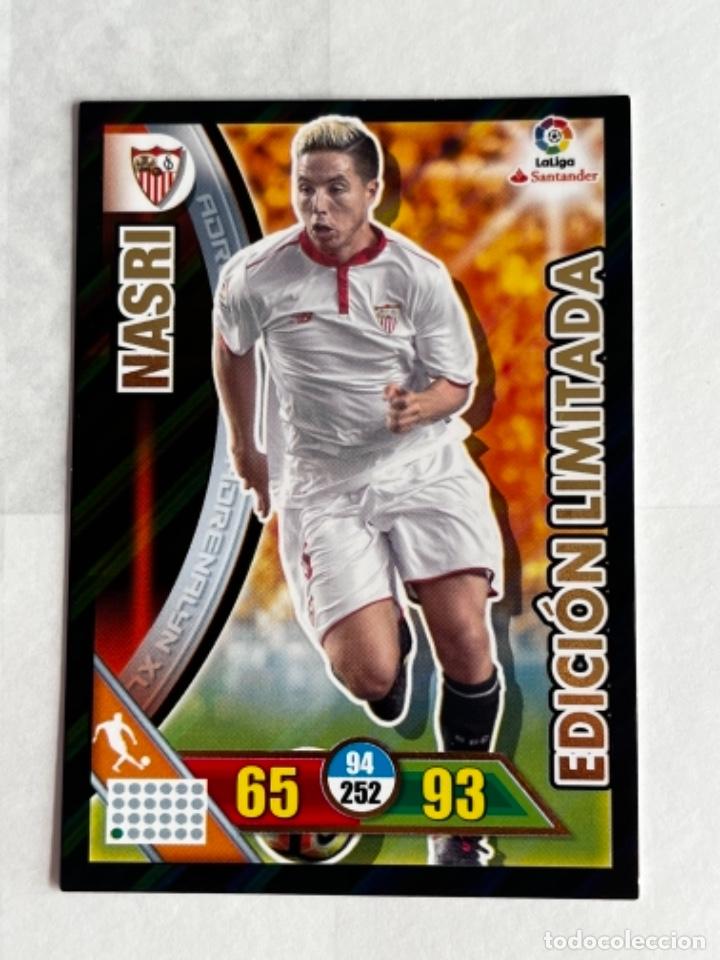 Cromos de f&uacute;tbol: 5. CROMO ADRENALYN 2016-17 16-17 EDICION LIMITADA NASRI