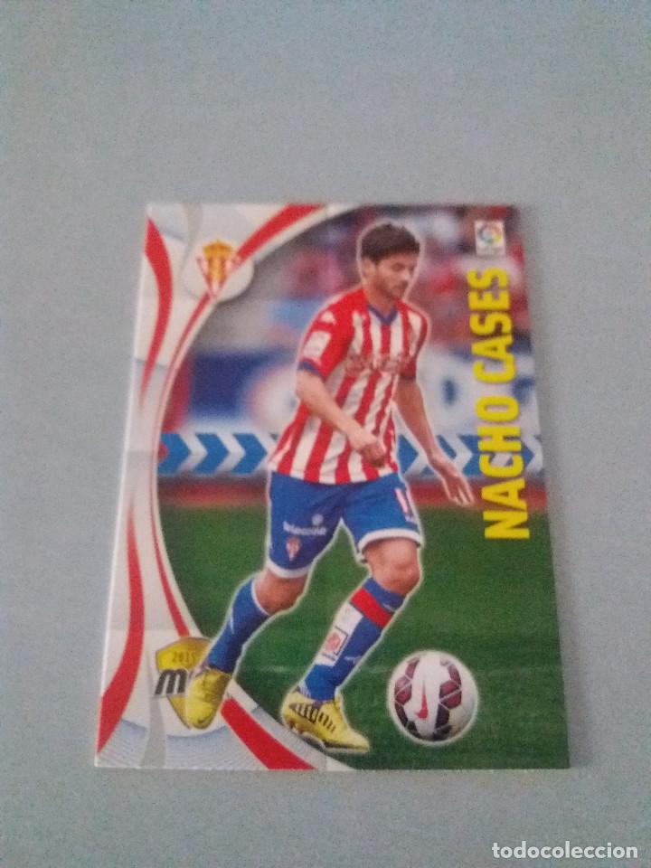 Cromos de f&uacute;tbol: Megacracks 15/16. 470- Nacho Cases. Sporting. - Foto 1