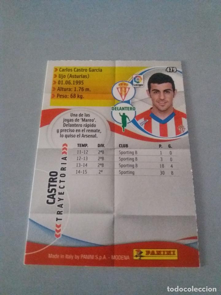 Cromos de f&uacute;tbol: Megacracks 15/16. 479- Castro. Sporting. - Foto 2