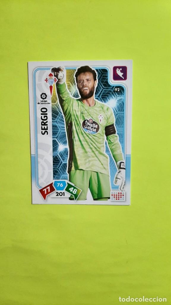 Cromos de f&uacute;tbol: CROMO 92 SERGIO CELTA ADRENALYN 19-20 - Foto 1