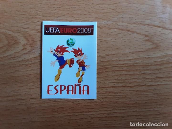 Cromos de f&uacute;tbol: CROMO FUTBOL EURO 2008 PANINI 410.MASCOTAS-ESPA&Ntilde;A-NUNCA PEGADO-TRASERA MADE IN BRAZIL