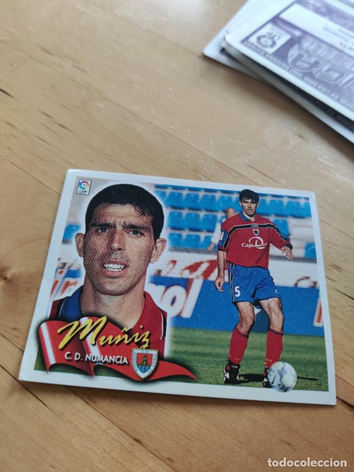 Cromos de f&uacute;tbol: mu&ntilde;iz a numancia este 2000 2001 00 01 sin pegar - Foto 1
