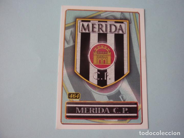 Figurine di Calcio: Cromo 464 M&Eacute;RIDA C.P. Trading card LIGA FUTBOL 2000 2001 MUNDICROMO