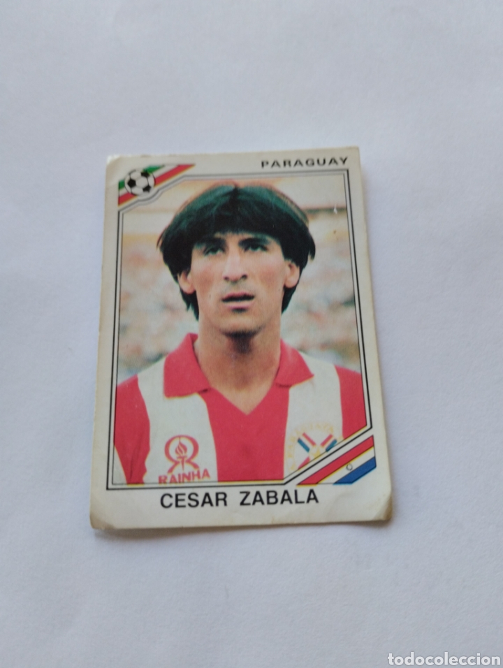 Figurine di Calcio: CESAR ZABALA PARAGUAY CROMO N 151, MEXICO 86 PANINI MUNDIAL MEJICO 86