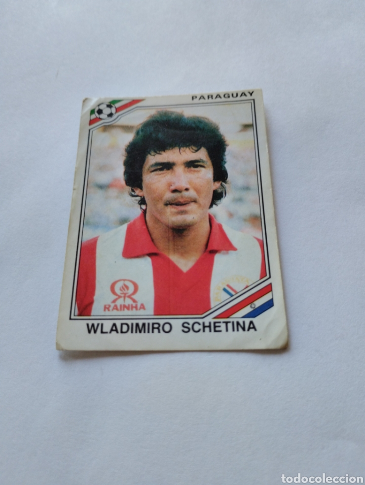 Figurine di Calcio: WLADIMIRO SCHETINA PARAGUAY CROMO N 153 MEXICO 86 MUNDIAL MEJICO 86 PANINI