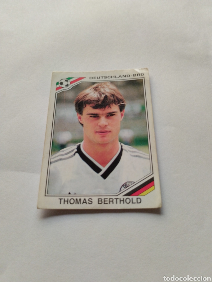 Cromos de F&uacute;tbol: THOMAS BERTHOLD ALEMANIA DEUTSCHLAND CROMO N 295 MEXICO 86 MUNDIAL MEJICO 86 PANINI