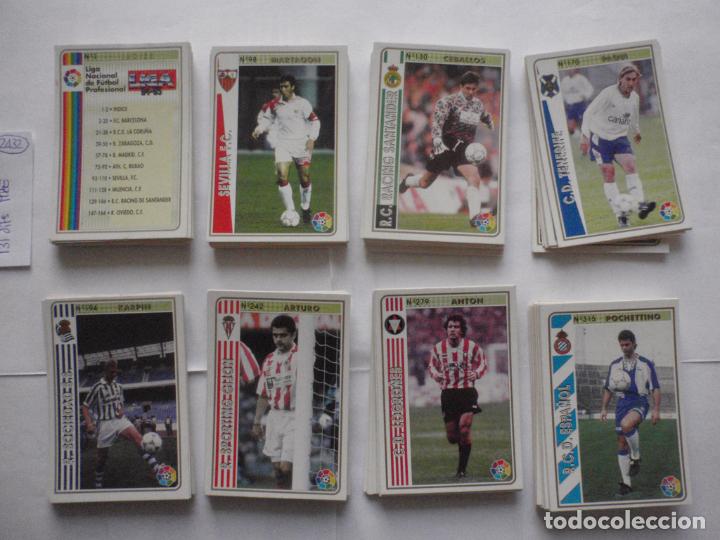 Cromos de f&uacute;tbol: Lote 131 Cromos f&uacute;tbol DIFERENTES. LAS FICHAS DE LA LIGA 1994 1995 Mundicromo