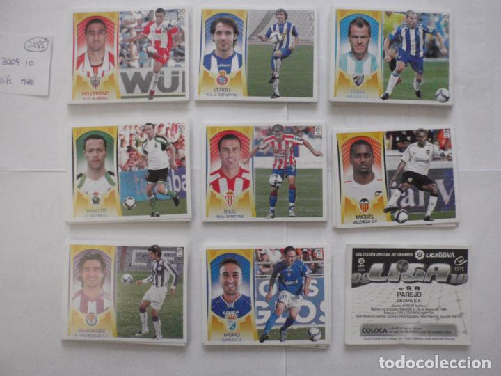 Football Stickers: Lote 125 Cromos stickers futbol SIN PEGAR Y DIFERENTES LIGA BBVA EDICIONES ESTE 2009 2010