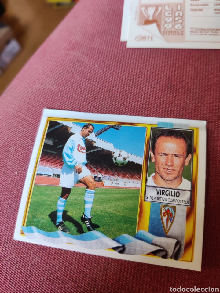 Cromos de f&uacute;tbol: Virgilio Compostela este 1995 1996 95 96 - Foto 1