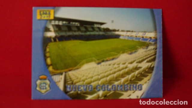 Fu&szlig;ball-Sticker: ESTADIO,NUEVO COLOMBINO,MUNDICROMO,LIGA 2002/2003,MUNDI CROMO 02/03, NUMERO 525,RECREATIVO DE HUELVA