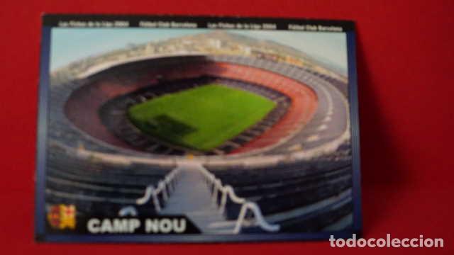 Fu&szlig;ball-Sticker: ESTADIO, CAMP NOU, MUNDICROMO, LIGA 2003/2004, MUNDI CROMO 03/04, NUMERO 137, FUTBOL CLUB BARCELONA.