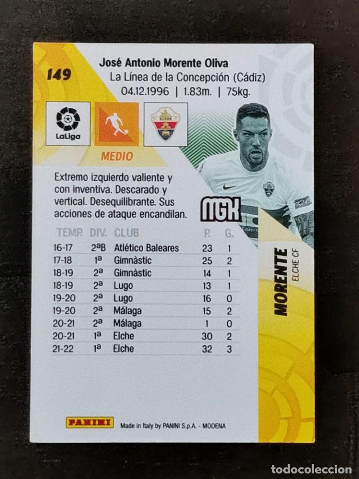 Cromos de f&uacute;tbol: Megacracks 2022/23 #149 Morente Elche CF - Foto 2
