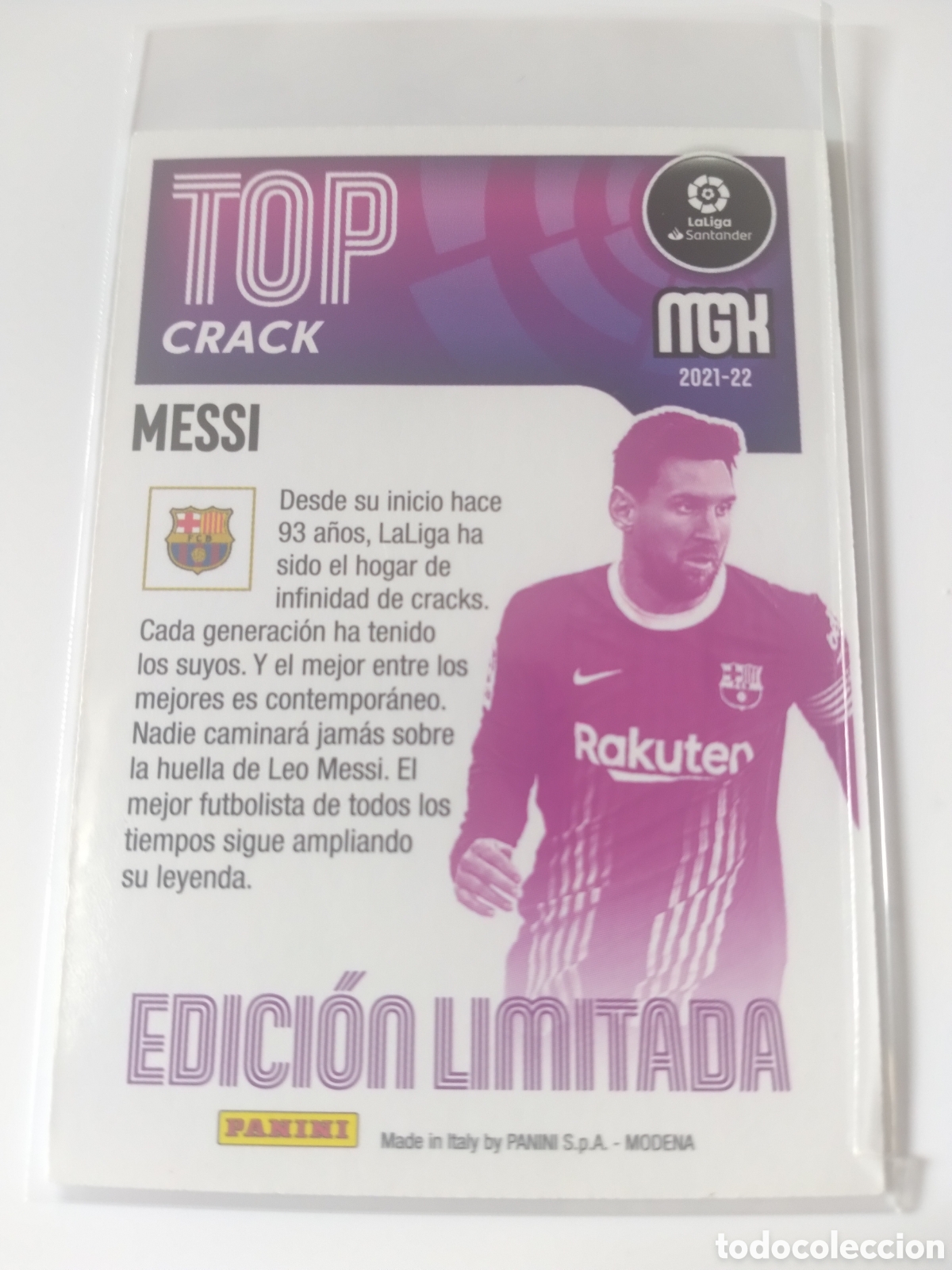 Cromos de f&uacute;tbol: Messi Ed.limitada Megacraks 21-22 - Foto 3