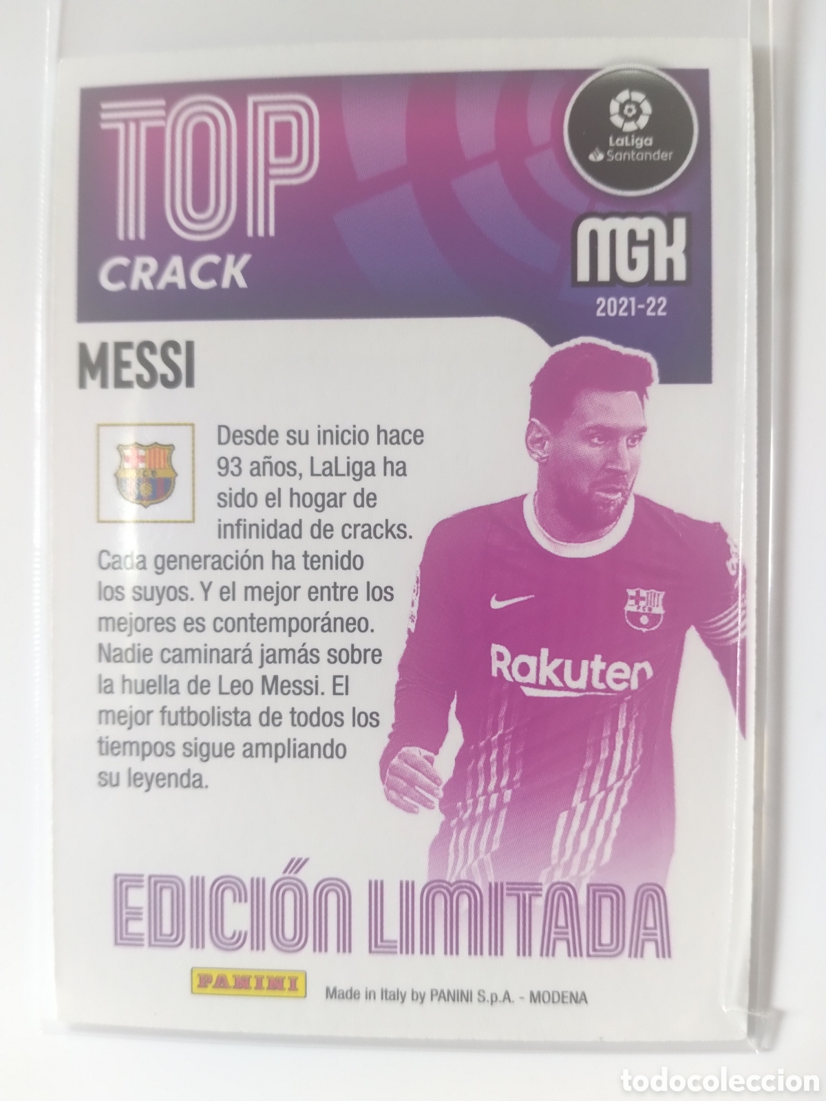 Cromos de f&uacute;tbol: Messi Ed.limitada Megacraks 21-22 - Foto 4