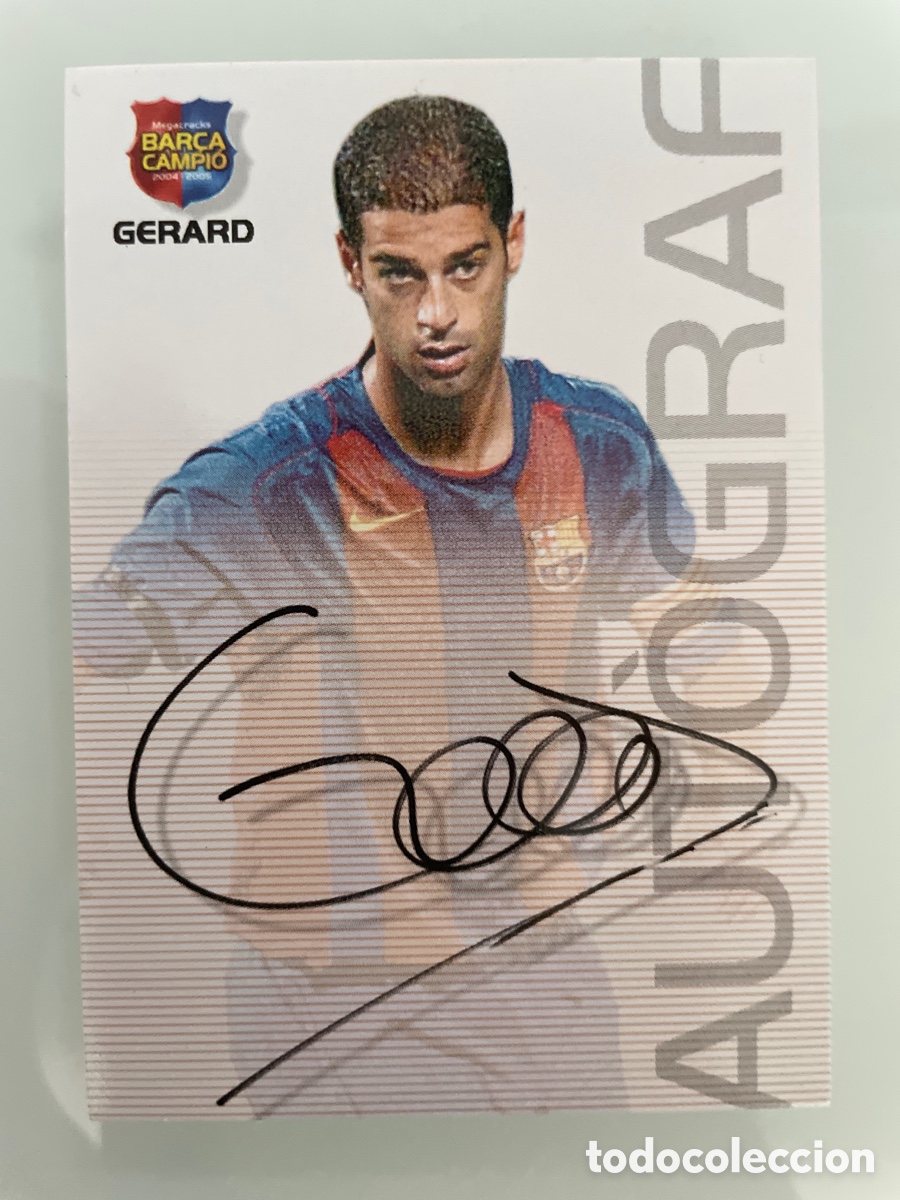 Cromos de f&uacute;tbol: Gerard 79 Megacracks Bar&ccedil;a Campio 2004-05 - Foto 1