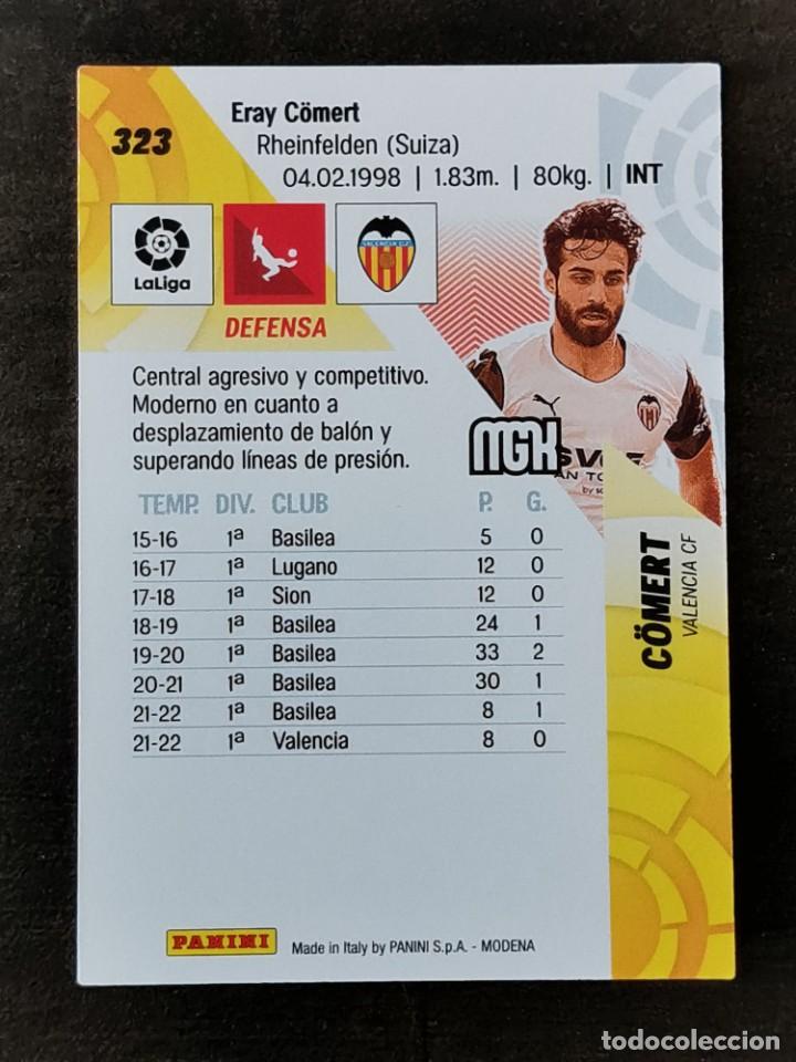 Cromos de f&uacute;tbol: Megacracks 2022/23 #323 Comert Valencia CF - Foto 2