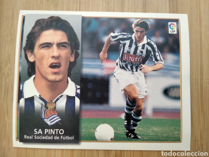 Cromos de f&uacute;tbol: SA PINTO REAL SOCIEDAD EDICIONES ESTE 98 99 1998 1999 SIN PEGAR CROMO FUTBOL UNIFICO ENVIOS