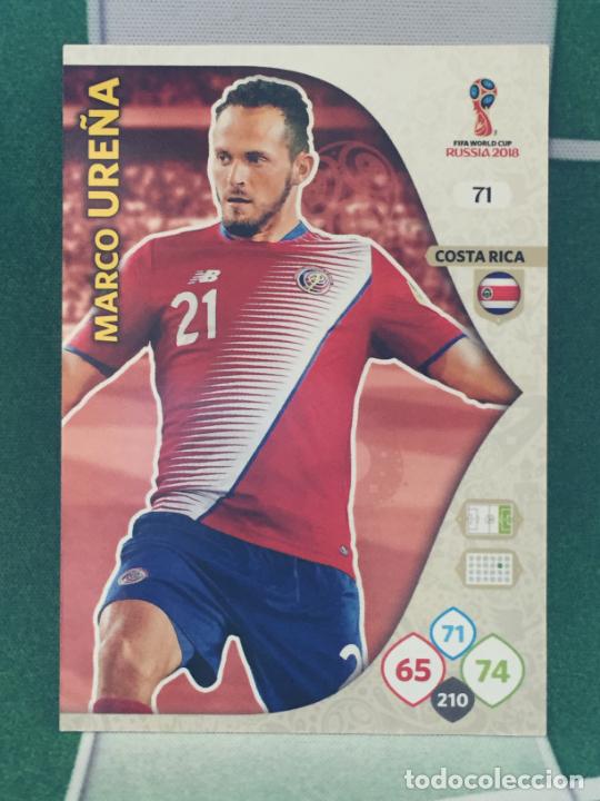 Football Stickers: 71. Marco Ure&ntilde;a (Costa Rica) Adrenalyn FIFA World Cup 2018 Russia