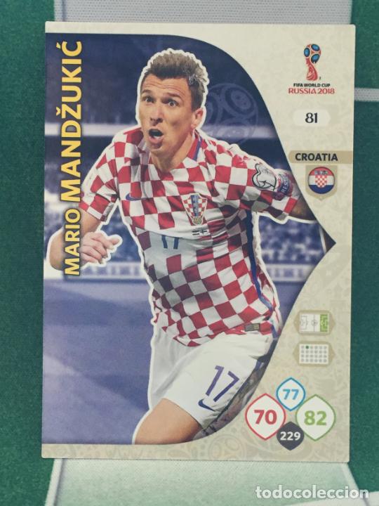 Football Stickers: 81. Mario Mandzukić (Croatia) Adrenalyn FIFA World Cup 2018 Russia