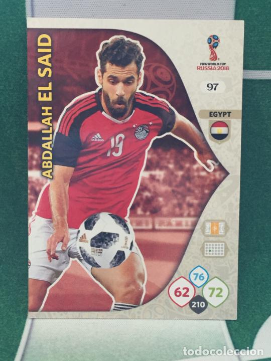 Football Stickers: 97. Abdallah El Said (Egypt) Adrenalyn FIFA World Cup 2018 Russia