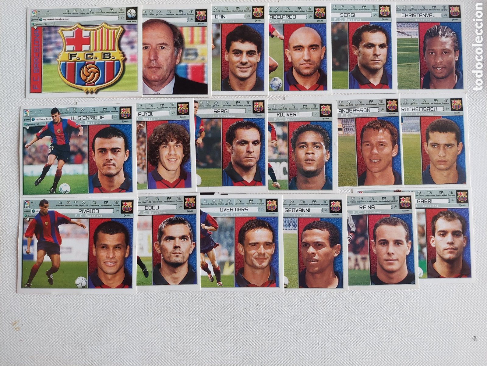 lote de 18 cromos fútbol club barcelona edicion - Acheter Stickers et  cartes à collectionner de football anciennes sur todocoleccion