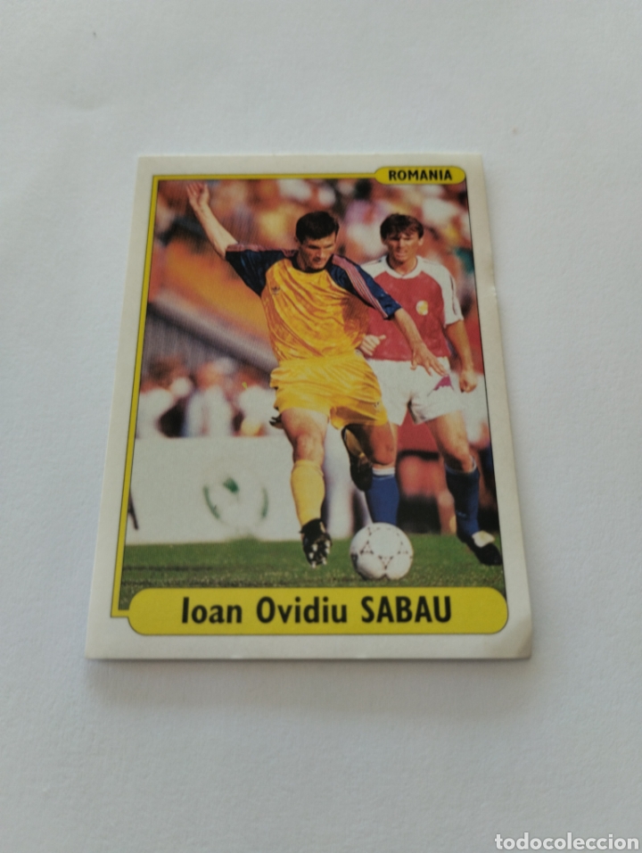 Cromos de f&uacute;tbol: SABAU ROMANIA RUMANIA CROMO N 133 EURO FOOT 96 DS EUROFOOT 96