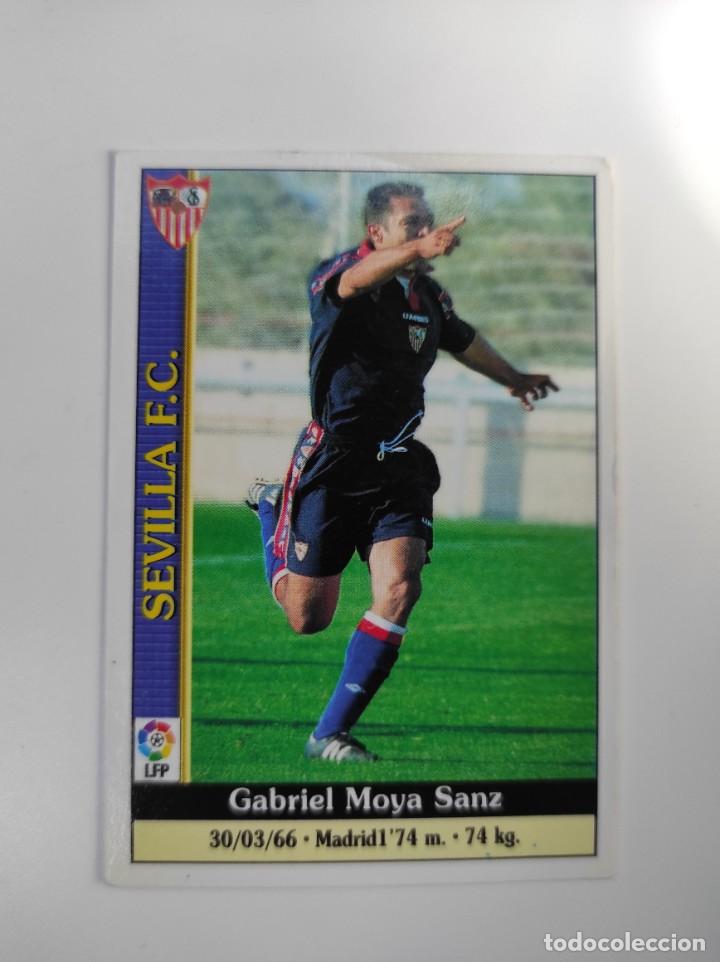 Cromos de F&uacute;tbol: ❇️ CROMO TRADING CARD ⚽ MOYA SEVILLA 341 , 99 - 2000 FICHAS DE LA LIGA MUNDICROMO ~