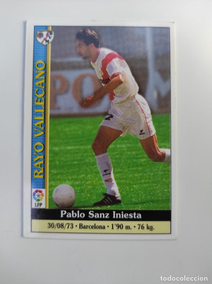 Cromos de F&uacute;tbol: ❇️ CROMO CARD ⚽ PABLO SANZ RAYO VALLECANO 353 1999 2000 99 00 FICHAS DE LA LIGA MUNDICROMO ❇️