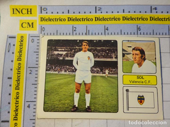 Fu&szlig;ball-Sticker: CROMO DE F&Uacute;TBOL. CAMPEONATO DE LIGA 1973 1974. FHER. VALENCIA CLUB DE F&Uacute;TBOL. SOL