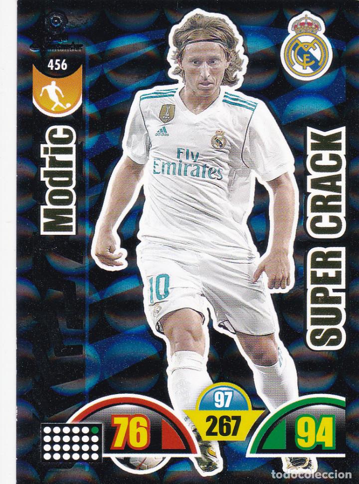 Cromos de F&uacute;tbol: ADRENALYN XL 2017-18 - N&ordm; 456 MODRIC- SUPER CRACK - (A-4)