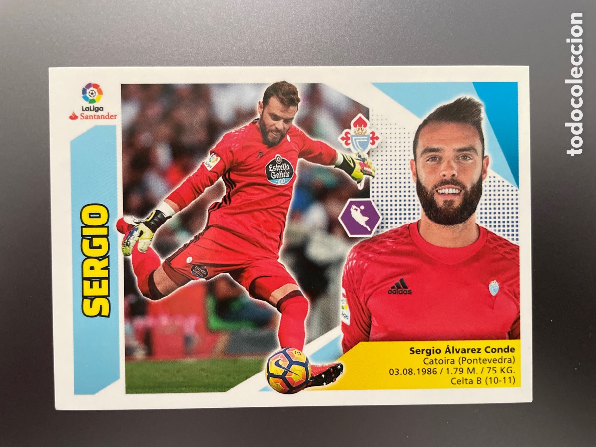 Cromos de f&uacute;tbol: Sergio 1 Liga Este 2017-18 2017 2018 - Foto 1