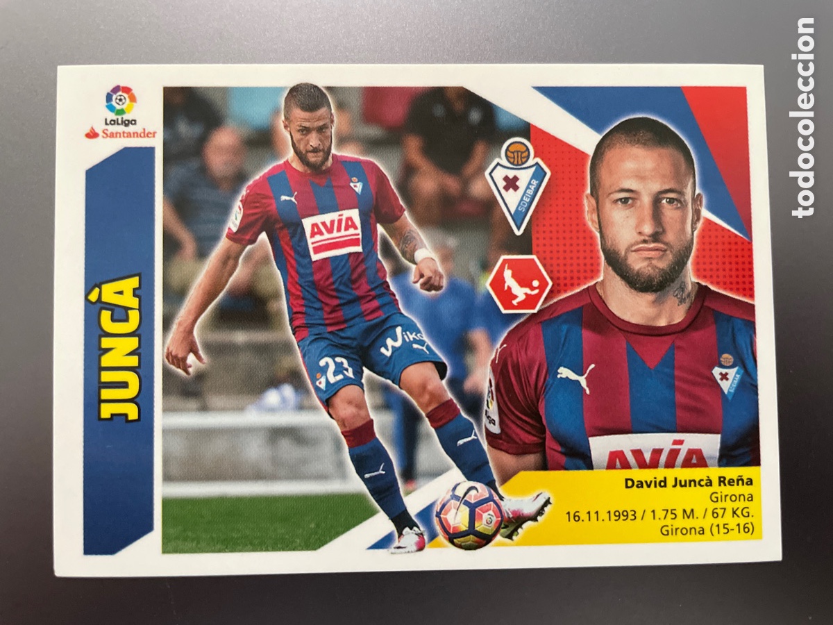 Cromos de f&uacute;tbol: Junca 7B Liga Este 2017-18 2017 2018 - Foto 1