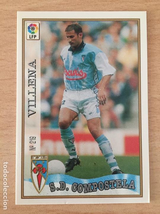 Figurine di Calcio: 1997-1998 - 219 VILENA - SD COMPOSTELA - MUNDICROMO