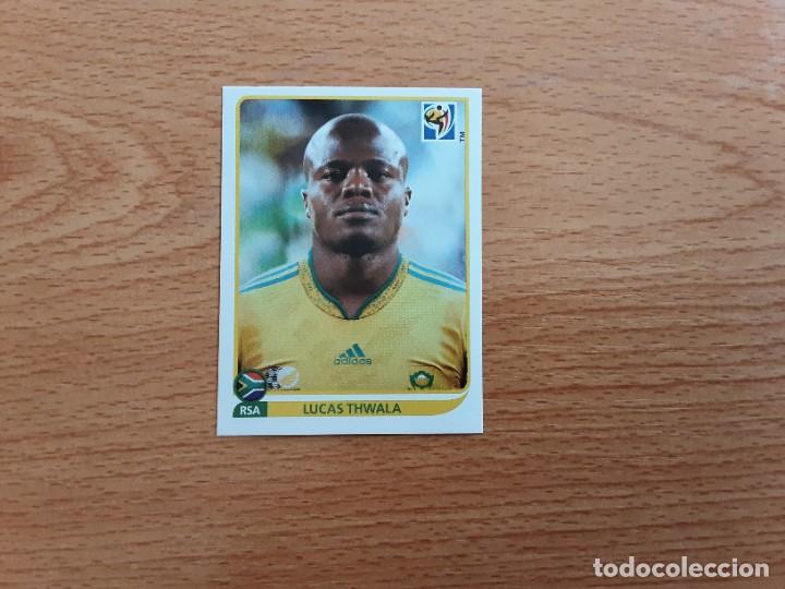 Football Stickers: CROMO FUTBOL MUNDIAL 2010 PANINI 37.THWALA-SUDAFRICA-NUNCA PEGADO