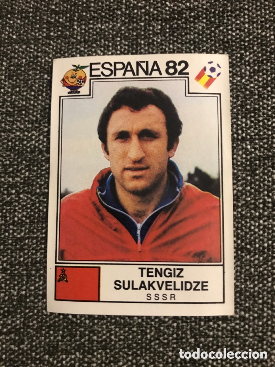 Cromos de F&uacute;tbol: Cromo panini mundial Espa&ntilde;a 82 n&uacute;mero 385 Sulakvelidze - Sticker album world cup Spain 1982