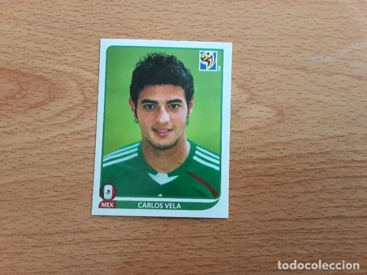 Cromos de F&uacute;tbol: CROMO FUTBOL MUNDIAL 2010 PANINI 65.CARLOS VELA-MEXICO-NUNCA PEGADO