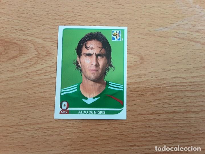 Figurine di Calcio: CROMO FUTBOL MUNDIAL 2010 PANINI 66.DE NIGRIS-MEXICO-NUNCA PEGADO