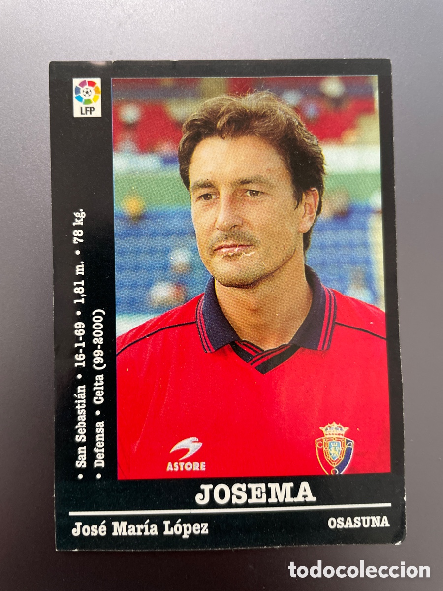 Cromos de f&uacute;tbol: Josema 314 Panini 2000-01 2000 2001 - Foto 1