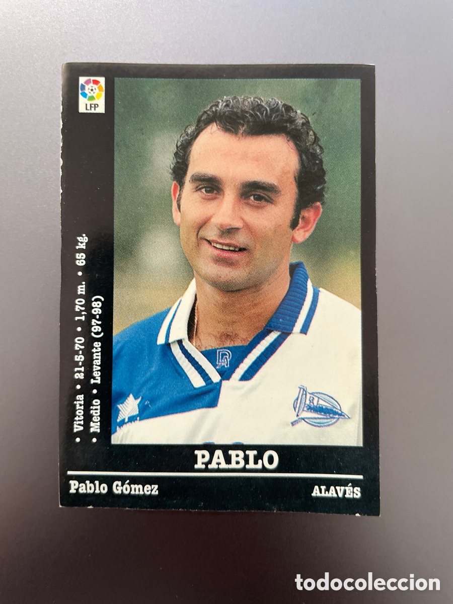 Cromos de f&uacute;tbol: Pablo 96 Panini 2000-01 2000 2001 - Foto 1