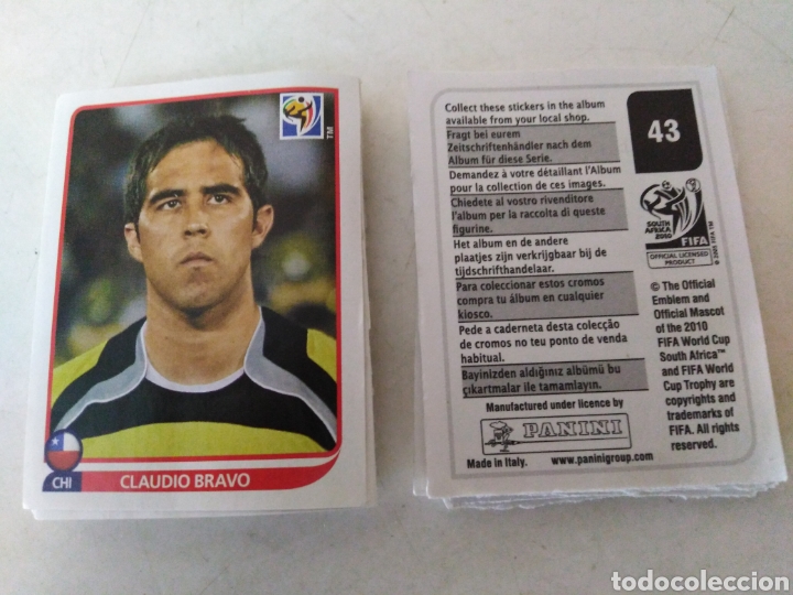 Cromos de F&uacute;tbol: Lote de 47 cromos de f&uacute;tbol FIFA WORLD CUP SOUTH &Aacute;FRICA 2010 ( TODOS DIFERENTES ) panini