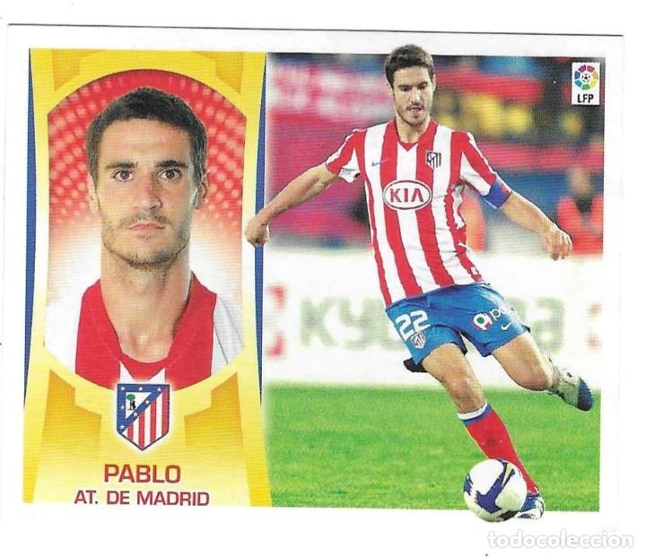 Figurine di Calcio: Cromo F&uacute;tbol. Ediciones Este a&ntilde;o 2009. At. Madrid. n&ordm; 5A. Pablo. 21este-09atmadrid5A